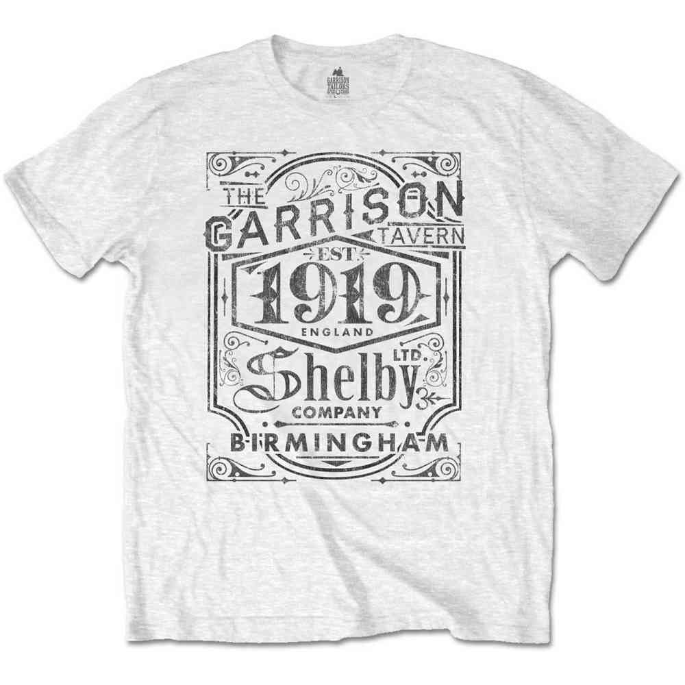 Peaky Blinders - Garrison Pub Tshirt Homme - Blanc